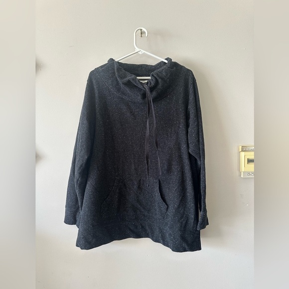Cato Sweaters - Women’s Cato cowl neck drawstring neck grey pullover sweater 22/24W